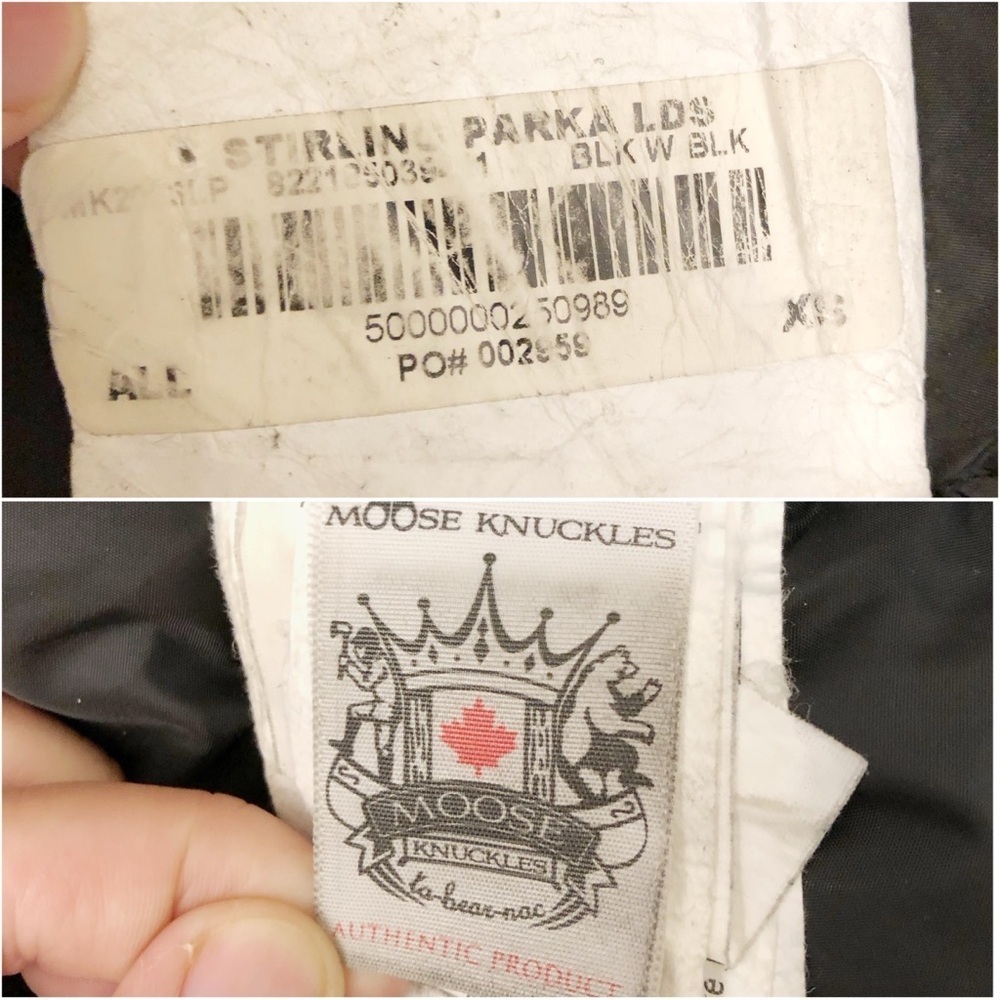 Moose Knuckles Original Stirling Parka Black Down Winter Coat Outerwear Jacket. - Picture 9 of 16